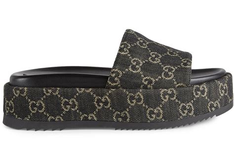 black and gold gucci slides|black gucci slides nordstrom.